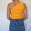 Thumbnail: Yellow Tank Top Back View