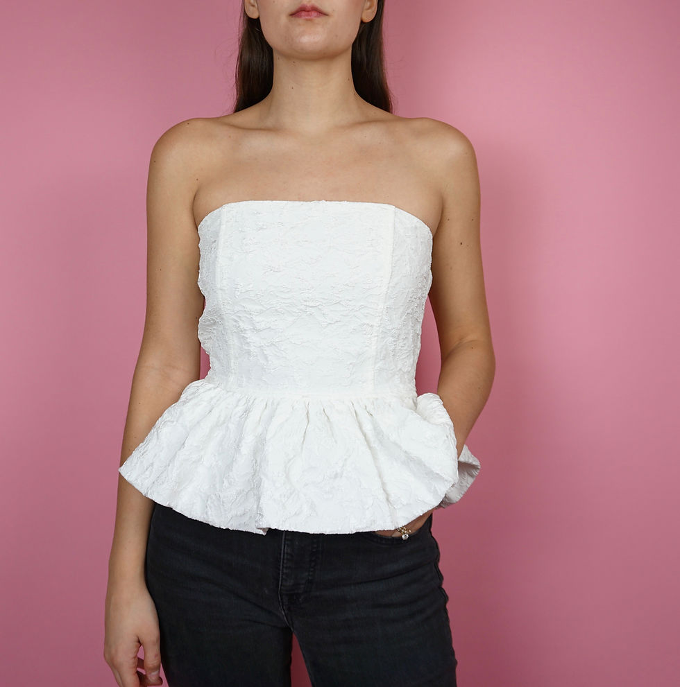 Thumbnail: Sweetheart Peplum Top