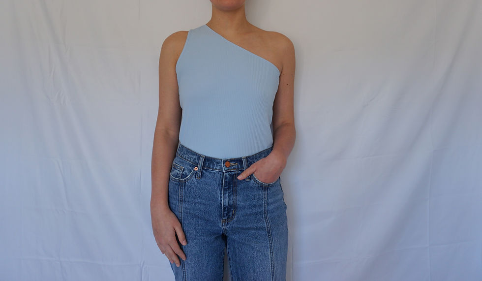 Blue Tank Top Front View