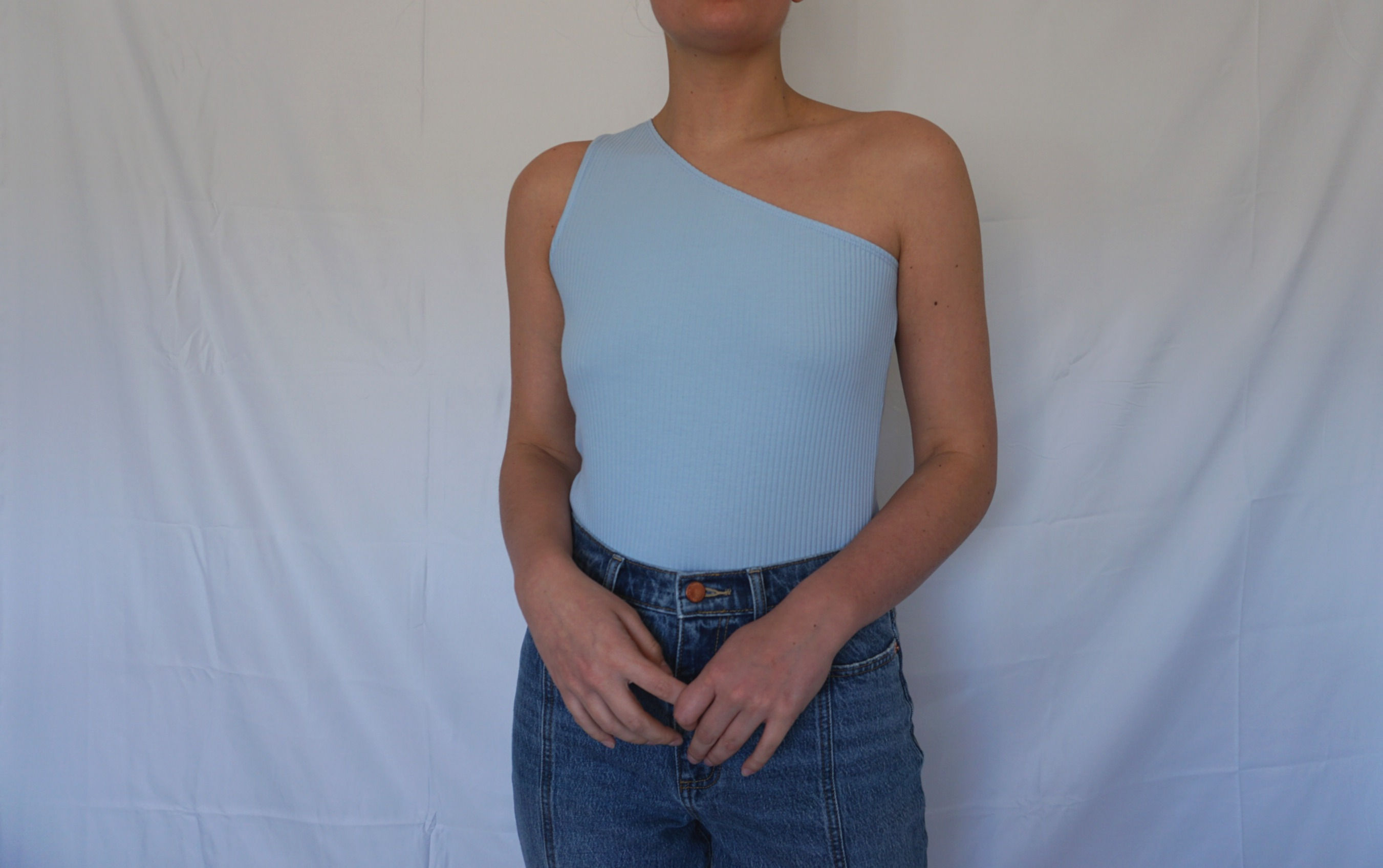 Blue Tank Top Front View