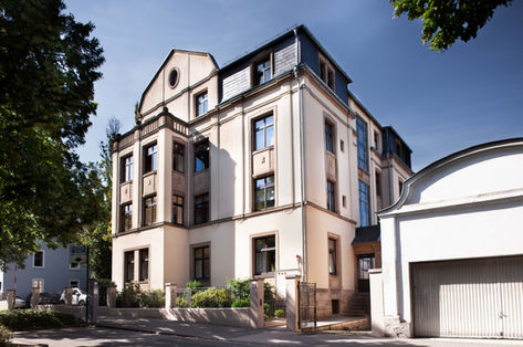 Außenaufnahme eines Gebäudes, Immobilienfotografie