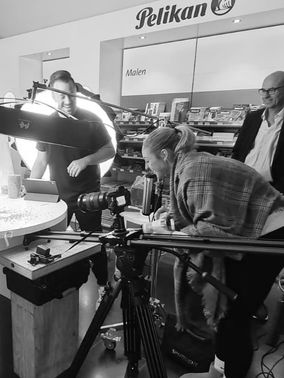 Filmproduktion in kleinem Studio