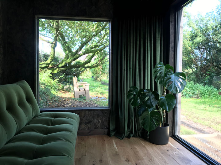 Stylish garden studio option