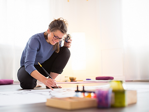 Yoga im Atelier Anja Loewe