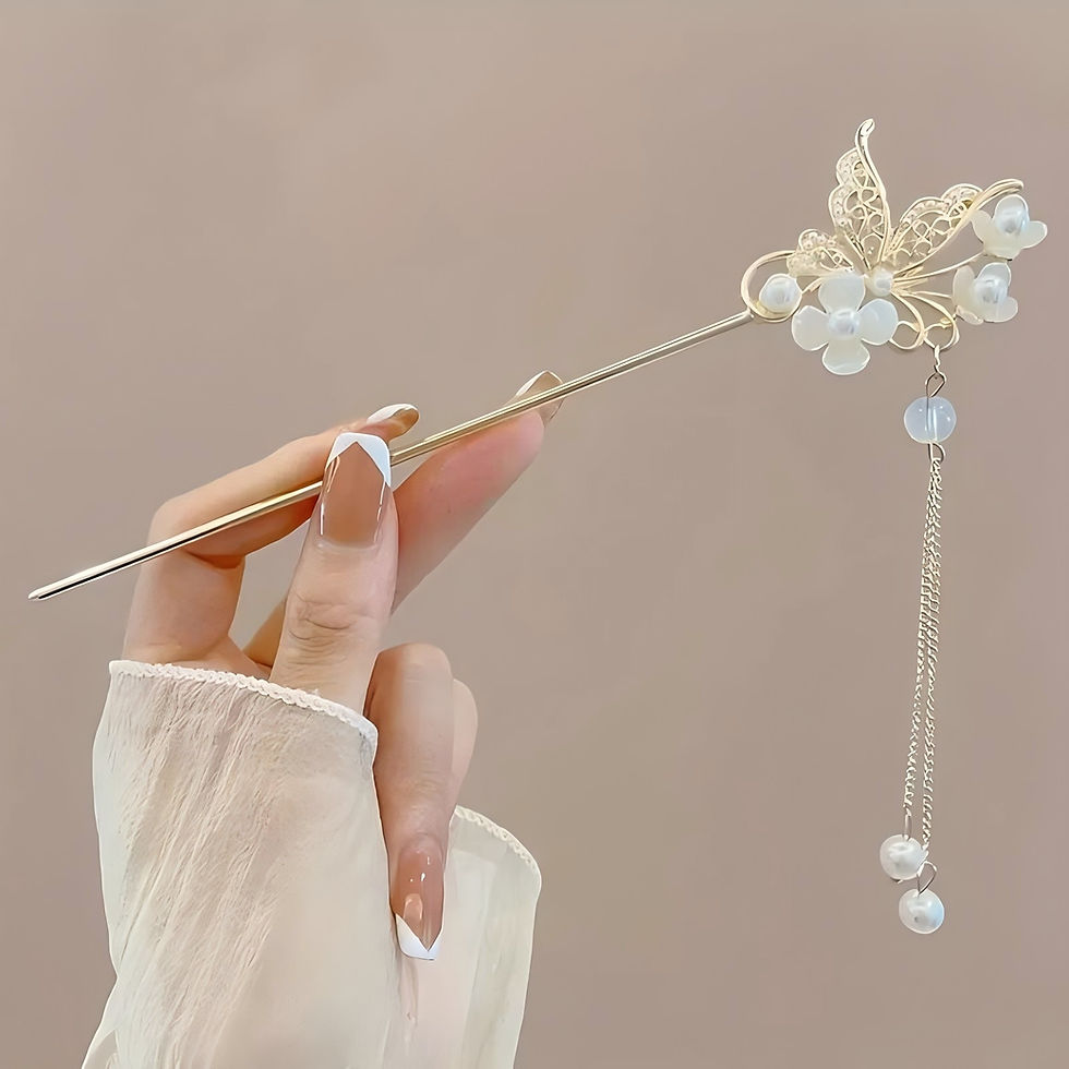 Miniatura: Presilha Palito Floral Oriente — imagem do produto 6