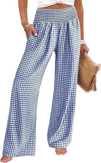 Miniatura: Calça Pantalona Xadrez Aurora — imagem do produto 5