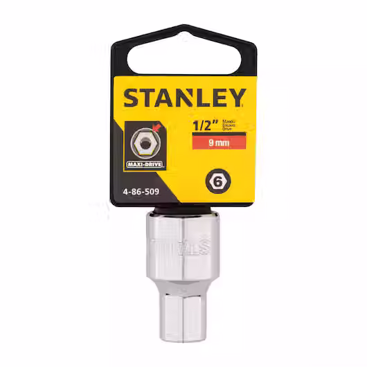 Dado 09 mm Encastre 1/2" hexagonal Stanley 86-509