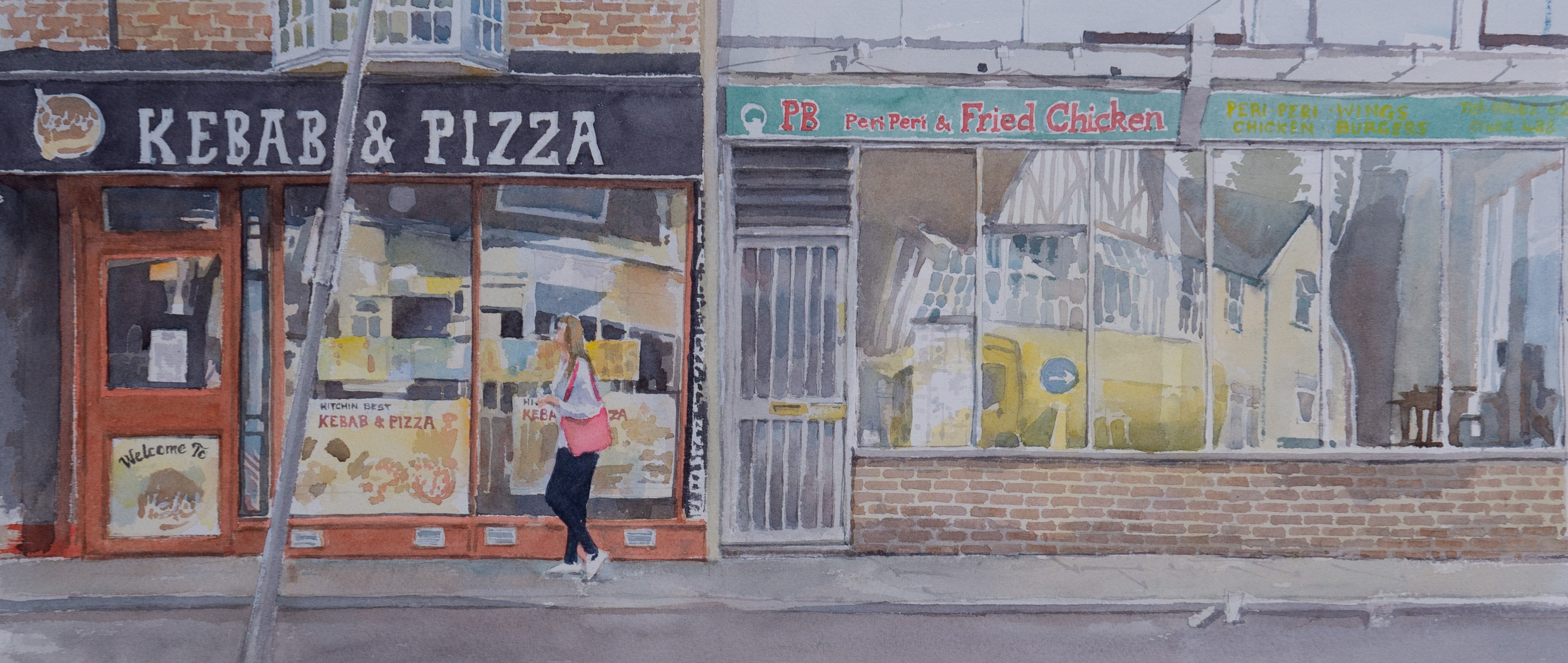 Kebab, Pizza, Chicken