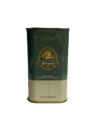 Huile d'olive extra vierge de Lyttos en conserve 500 ml