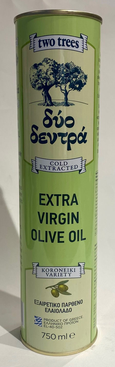 Huile d'olive extra vierge de Lyttos en conserve 750 ml