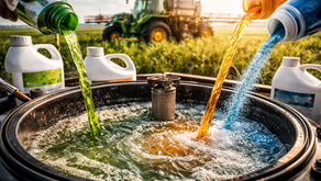 Mistura em tanque: como garantir compatibilidade entre fertilizantes foliares e defensivos na calda de pulverização