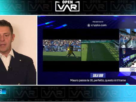 Online la nuova puntata di "Open Var"- Collegamento con Gianluca Rocchi responsabile CAN (VIDEO)