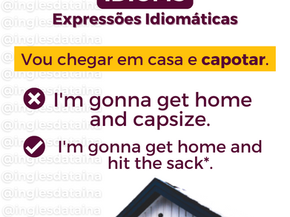 CAPOTAR DE SONO EM INGLÊS
