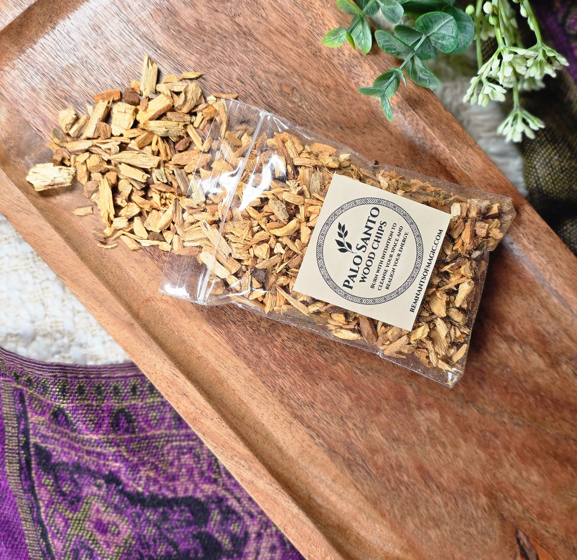 Palo Santo Wood Chips – Cleansing • Blessing • Sacred Renewal