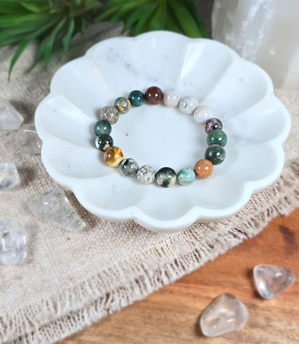 Thumbnail: Ocean Jasper Power Bead Bracelet