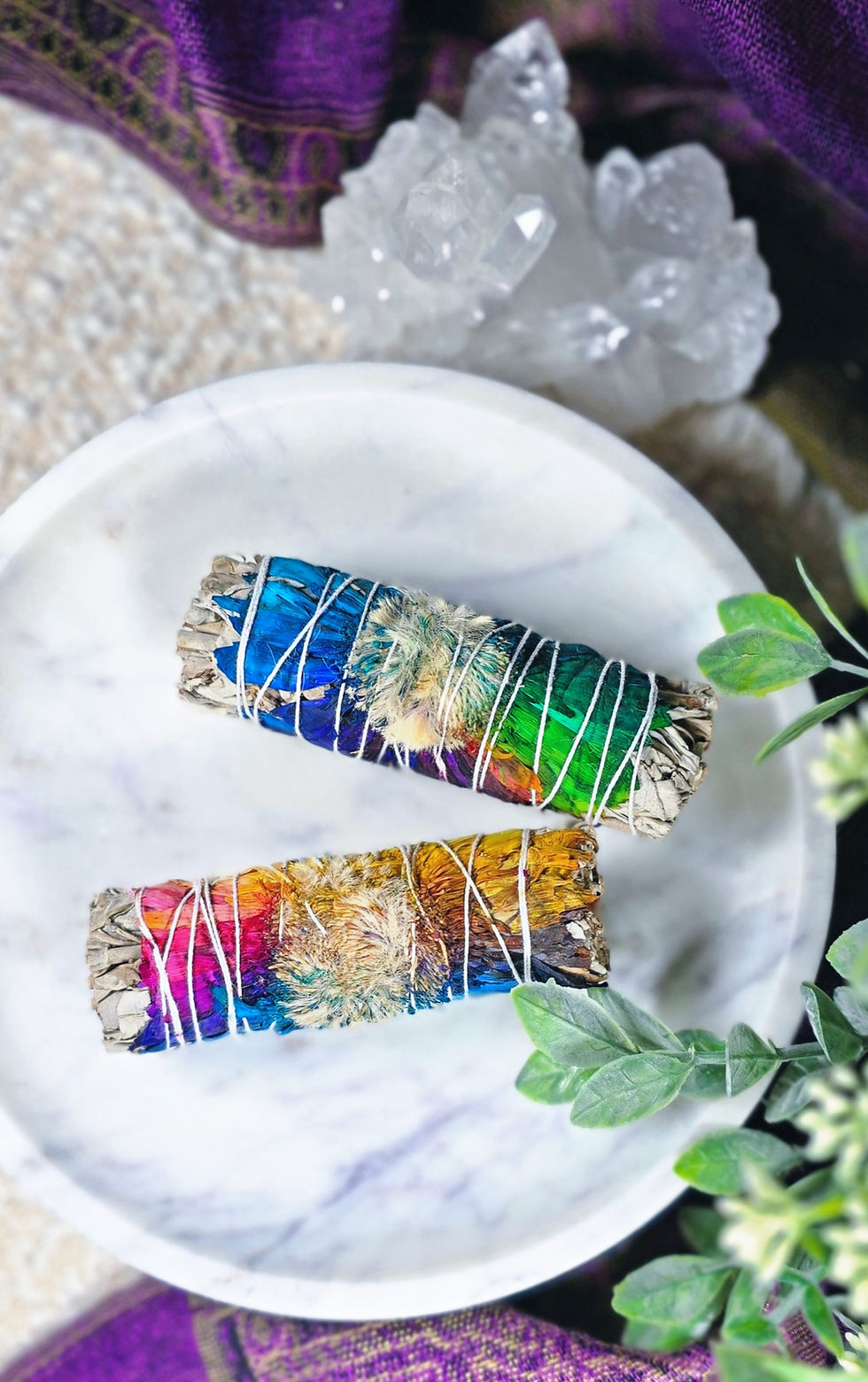 Thumbnail: Hummingbird  White Sage smudge 4 inch stick