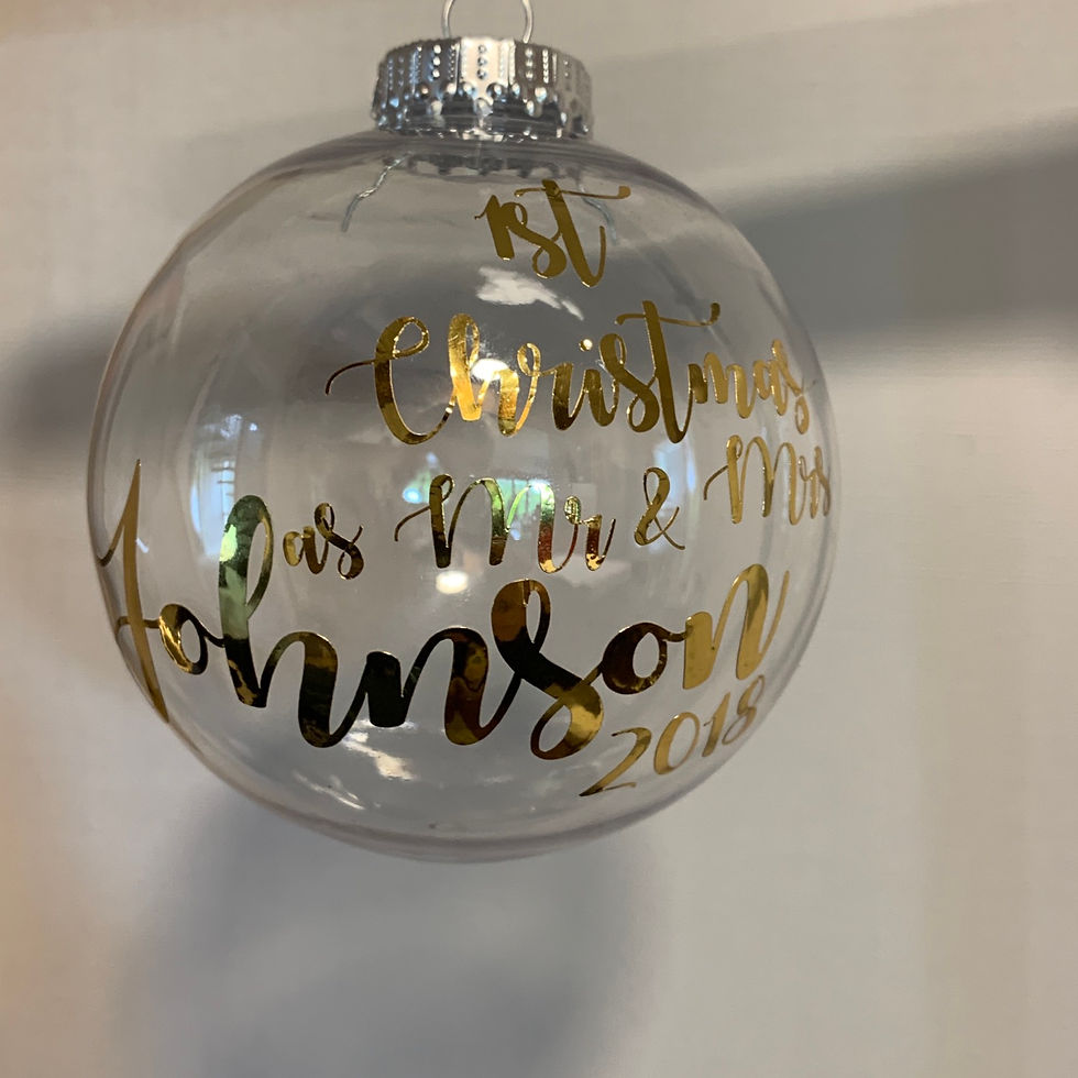 Thumbnail: Christmas Name Baubles