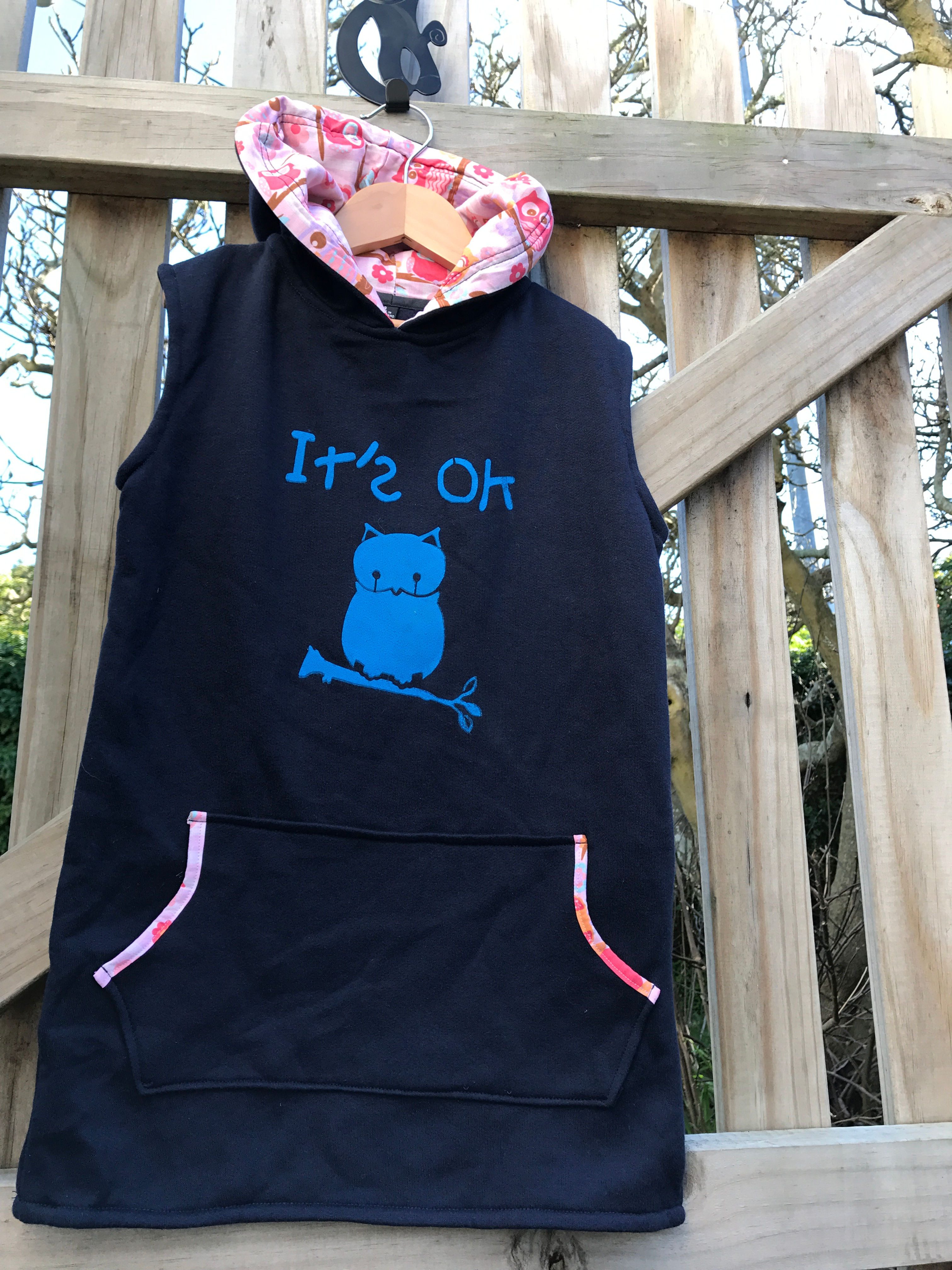 DRESS: It's OK owl - Size 4