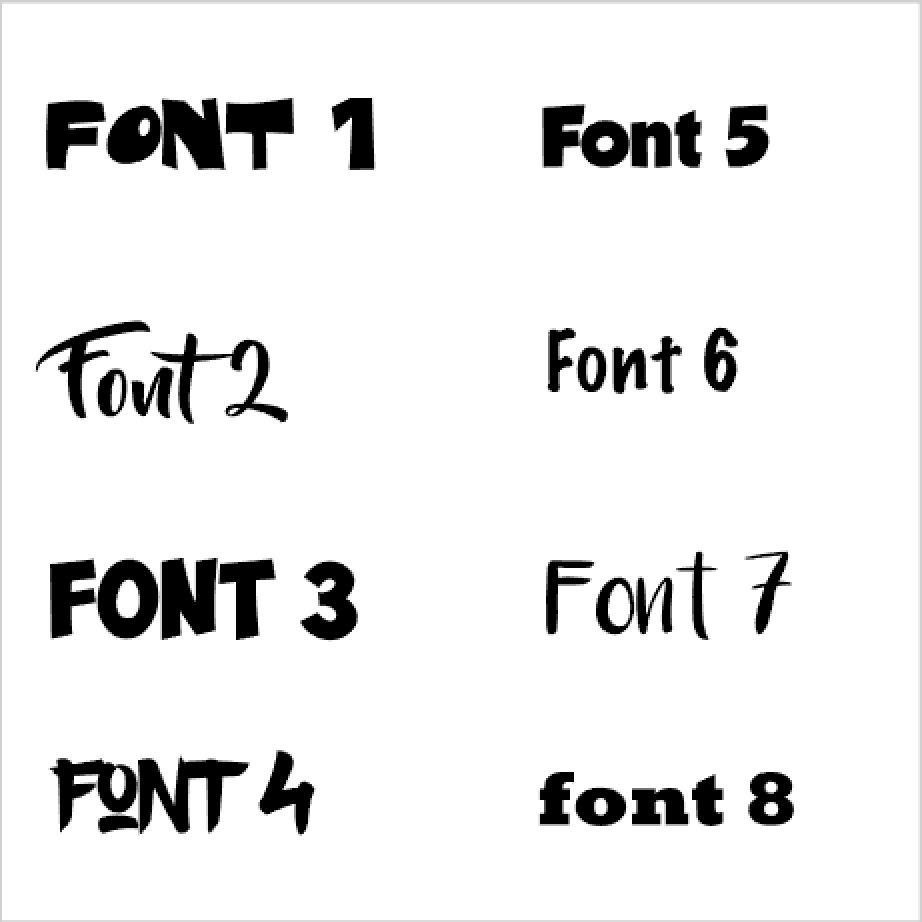 Thumbnail: Name decals | CIRCLES