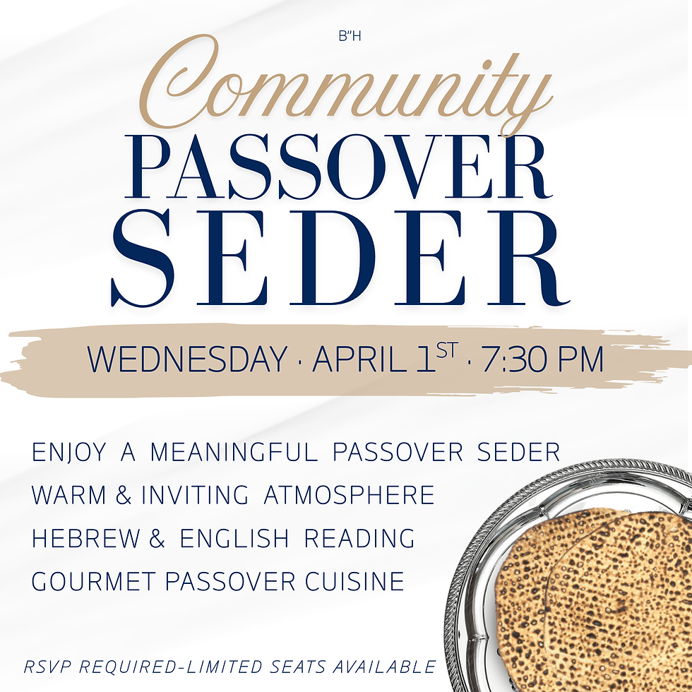 Passover Seder 2026