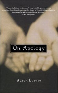 On Apology by Aaron Lazare