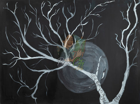 Monochrome Tree Paintings