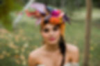 Close up of Blue Mountains Spring Bride Makeup