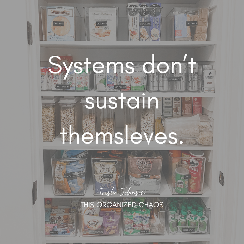 organizing systems maintenance