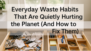 Everyday Waste Habits That Are Quietly Hurting the Planet (And How to Fix Them)