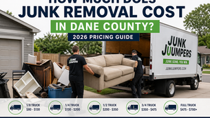 How Much Does Junk Removal Cost in Dane County? (2026 Pricing Guide)