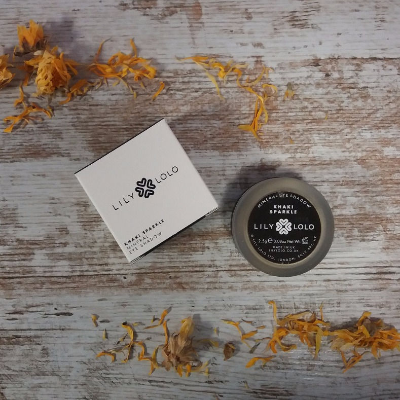 Miniatura: Sombra de ojos mineral. Tono Khaki Sparkle