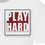 Thumbnail: "Play Hard" Embroidered Cotton T-Shirt