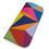 Thumbnail: "Rainbow Geometry" Designer Sunglasses and Matching Leather Case