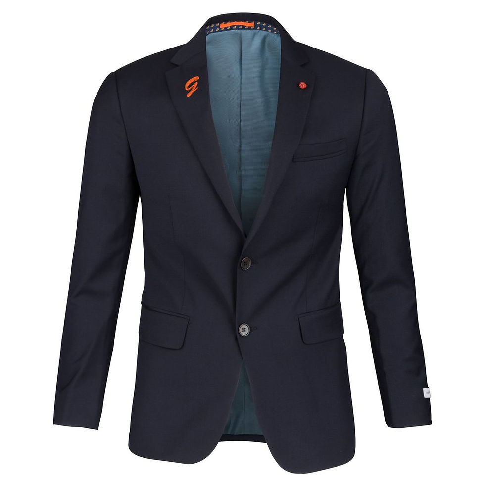 Thumbnail: Men's Classic "Monogram" Embroidered Blazer