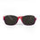 Thumbnail: "Red Landscape" Designer Sunglasses and Matching Leather Case