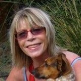 Sheryl Browne Author with her dog