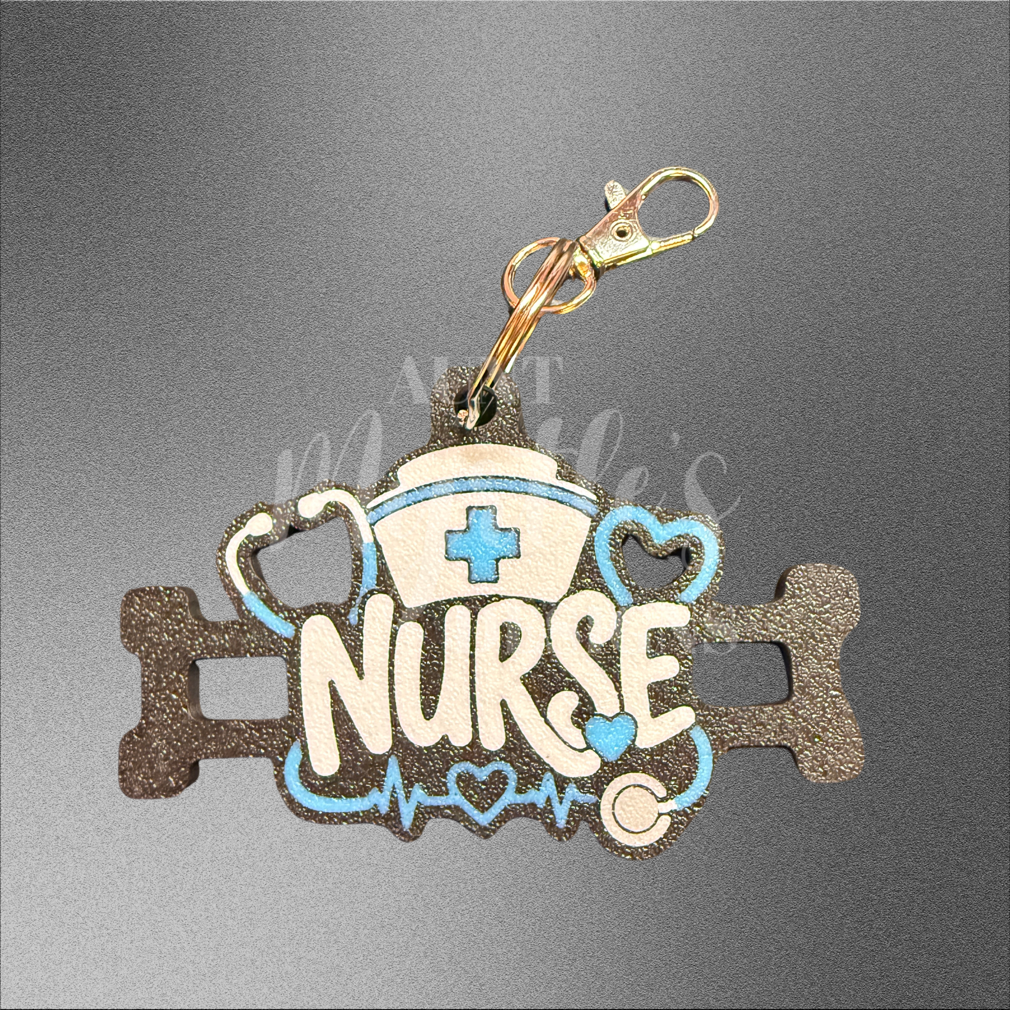 Nurse - blue hair tie keeper