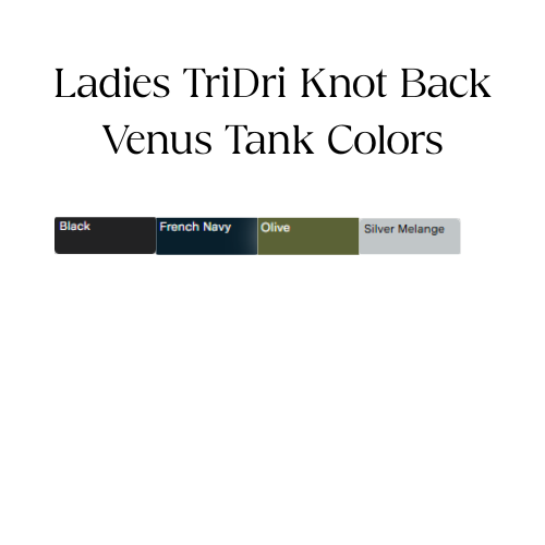 Thumbnail: UpLevel Wellness Ladies TriDri Knot Back Venus Tank