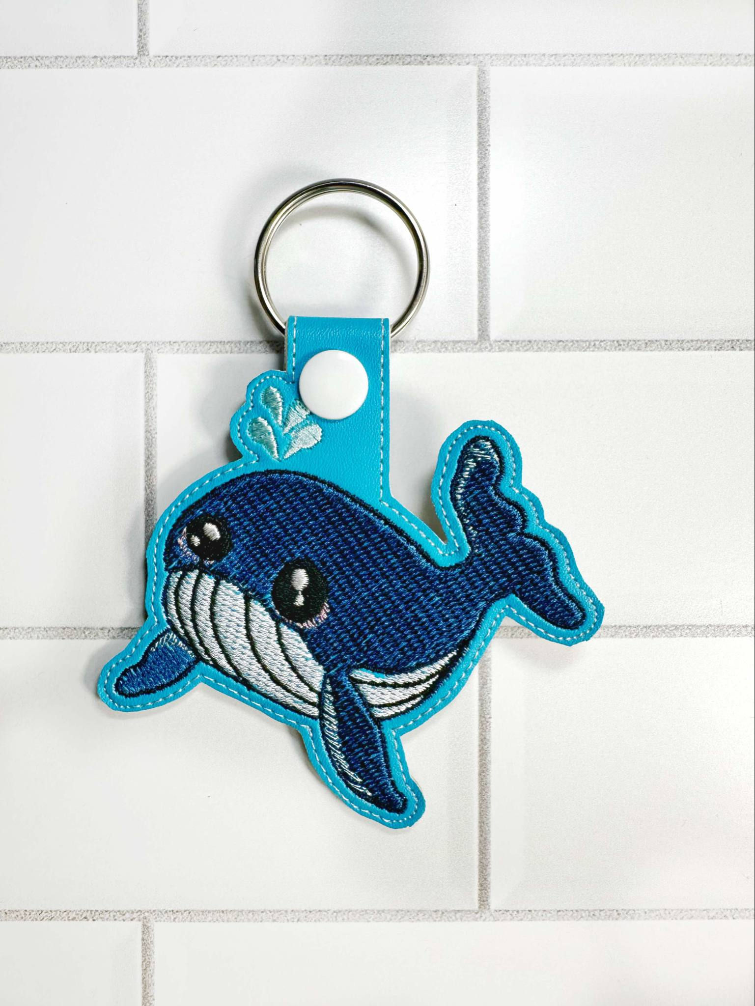 Chibi Whale keychain