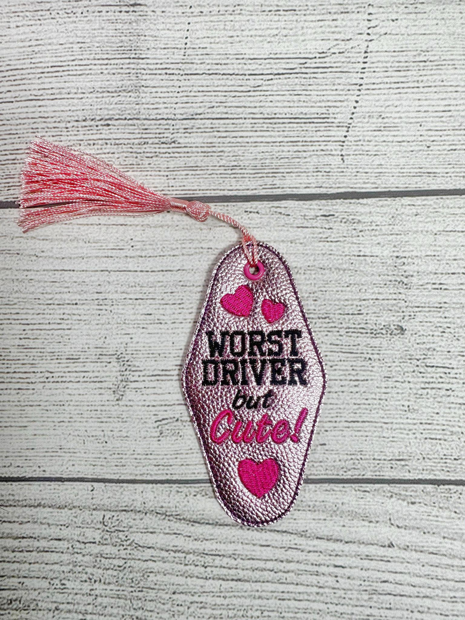 Worst Driver keychain/bookmark