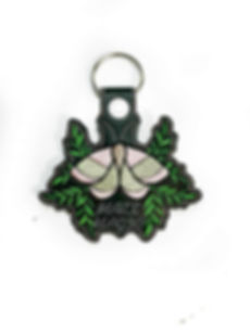 Make Magic moth keychain