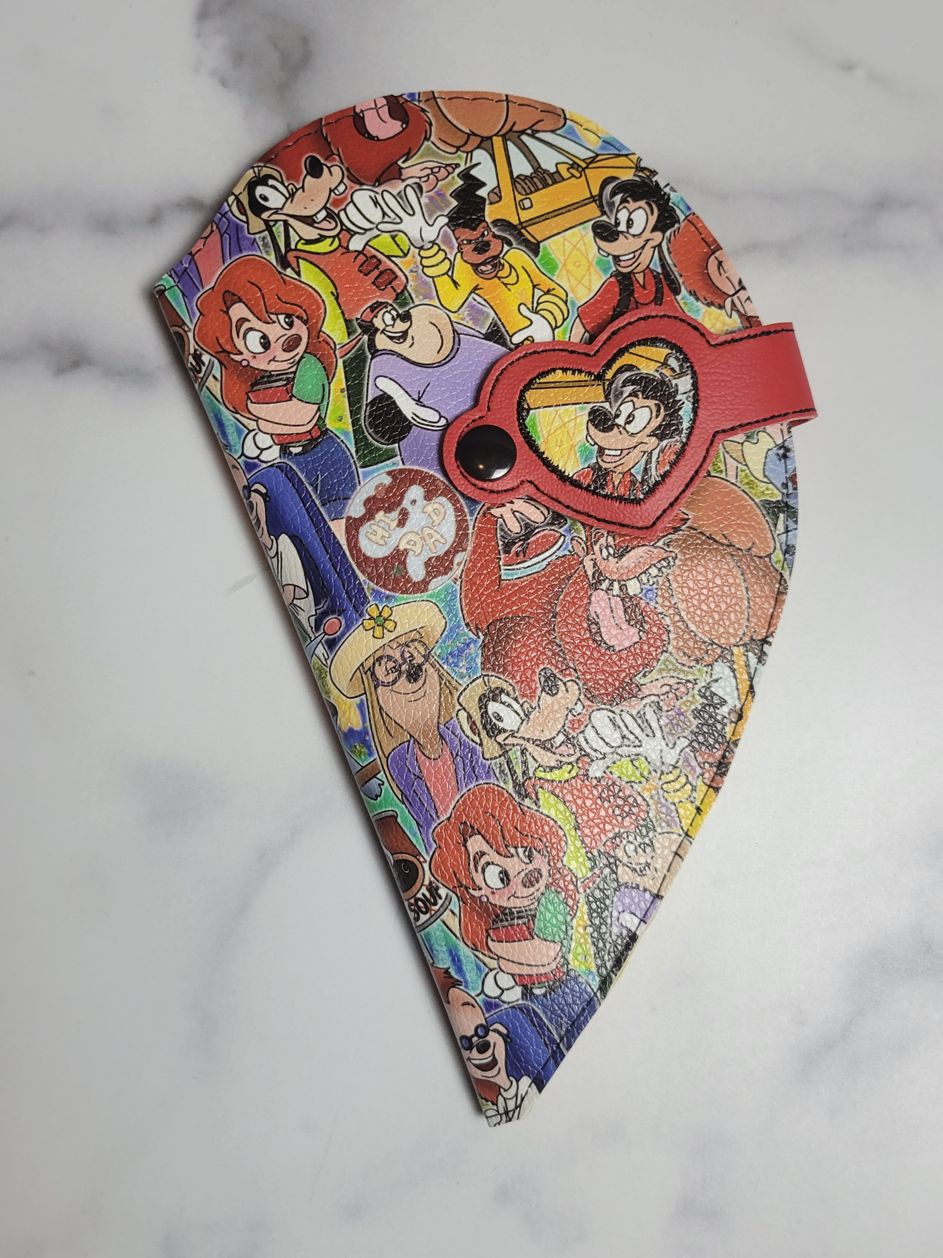 Heart Applique wallet tab (4 types)