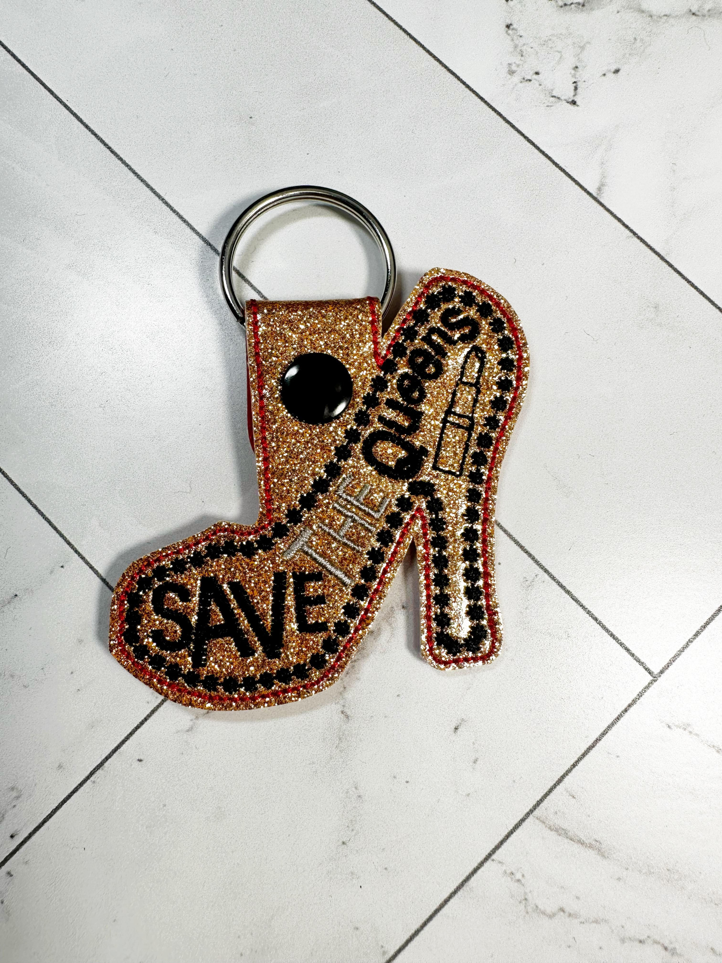Save the queens keyfob
