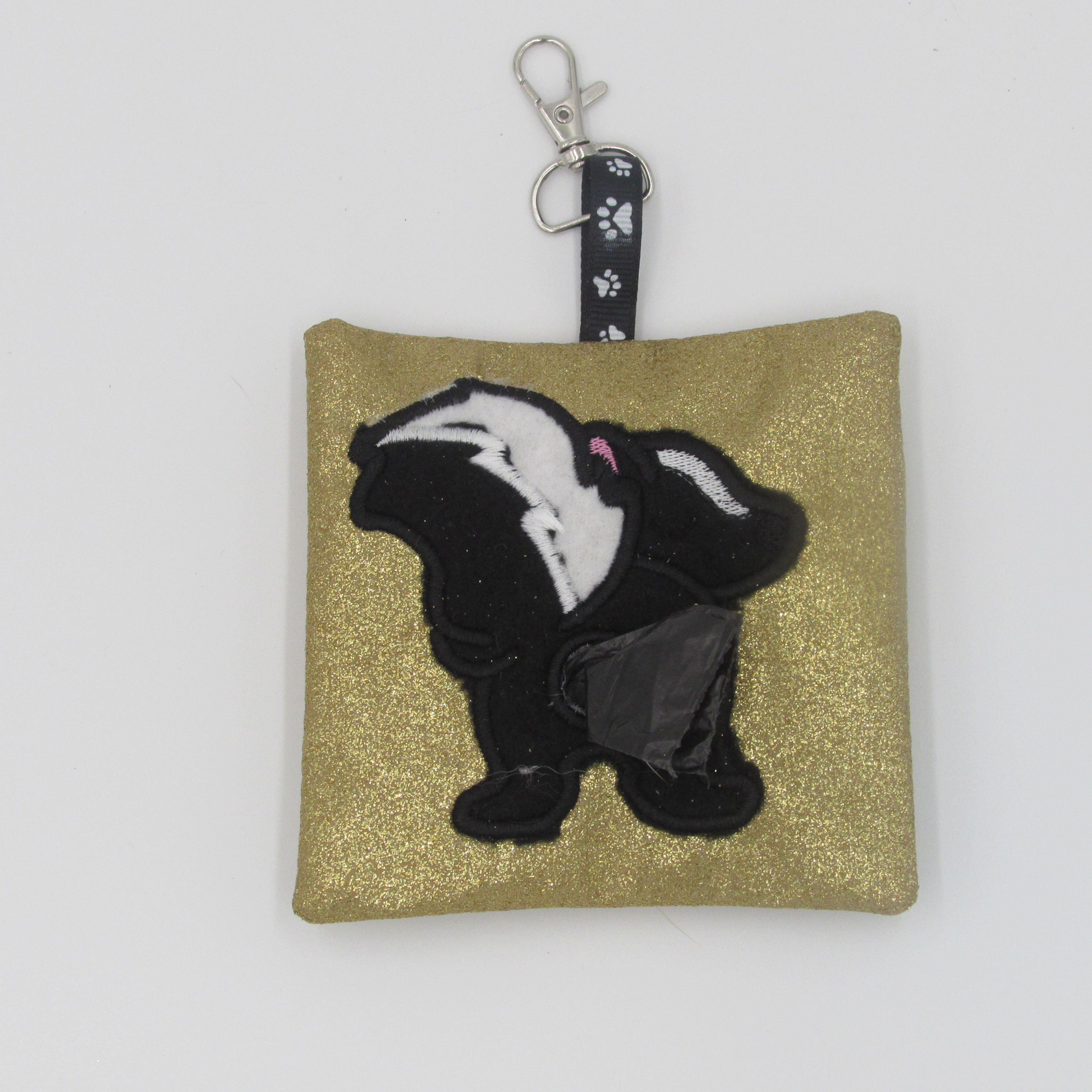 Dog Poo Bag Holder - Skunk