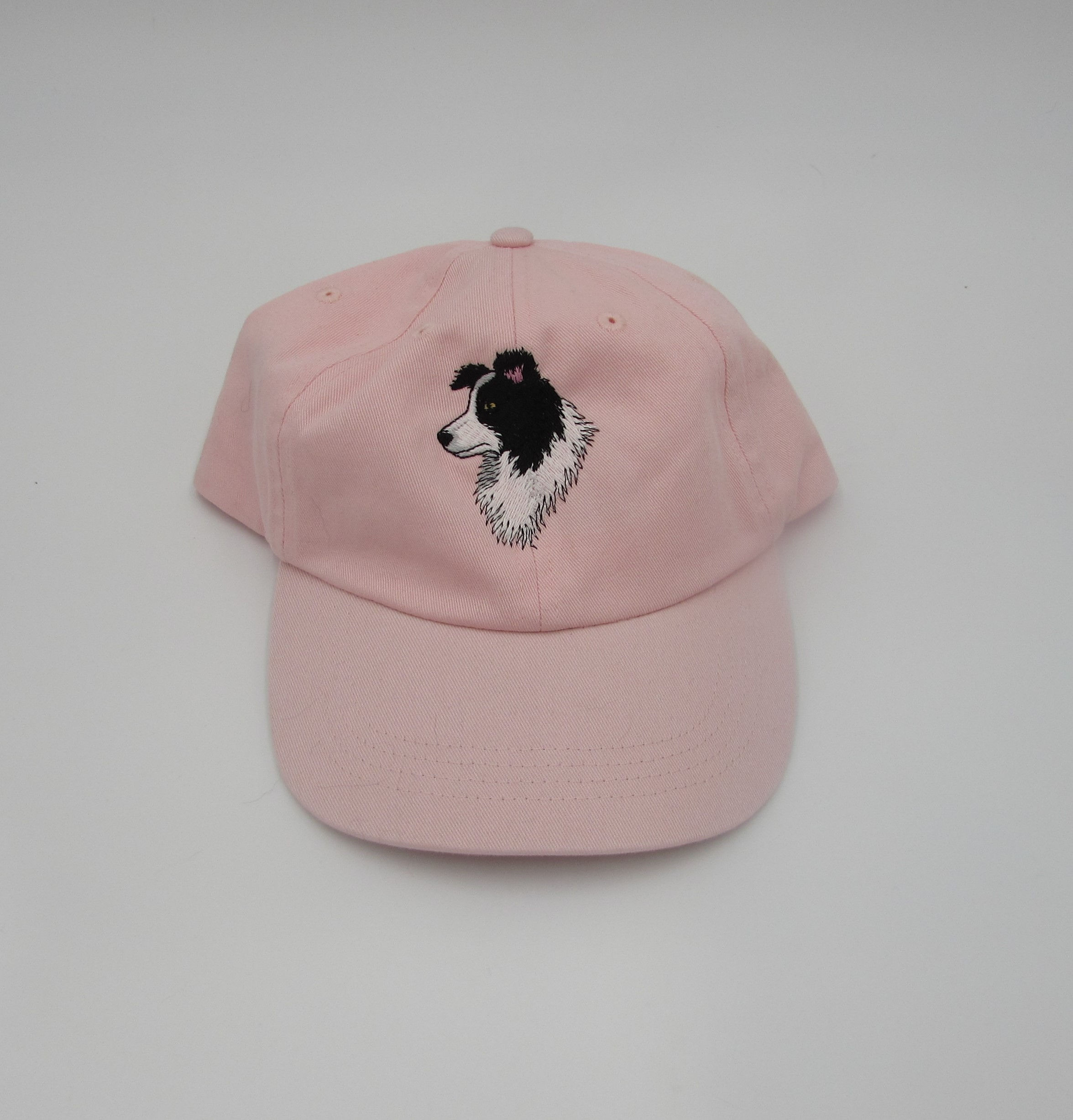 Classic Baseball Cap - Embroidered Border Collie dog design