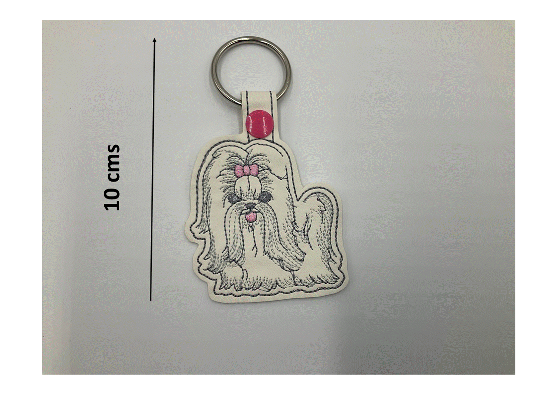 Thumbnail: Key Fob -Shihtzu Pup