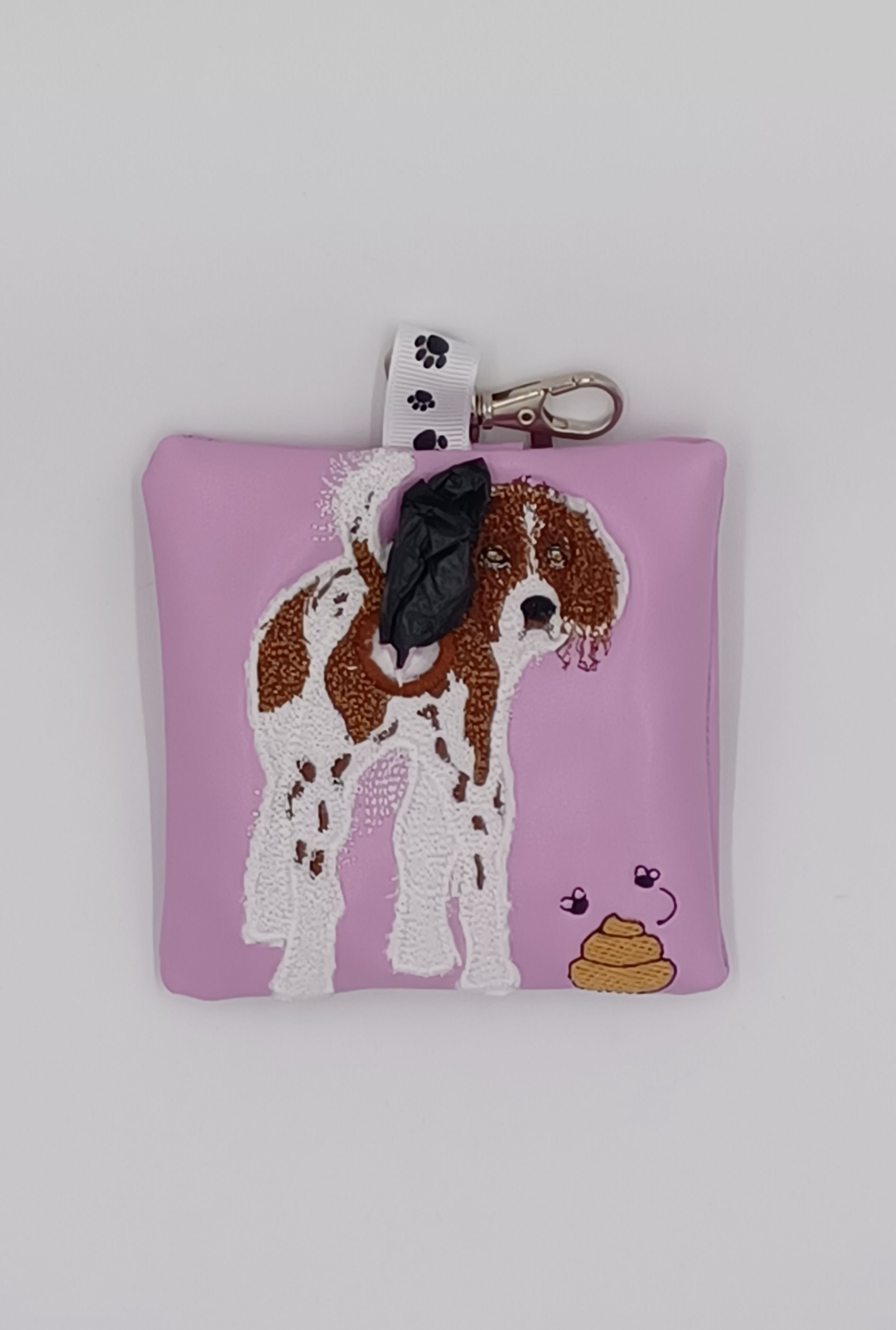 Realistic Dog Novelty Poo Bag Holder - English Springer Spaniel