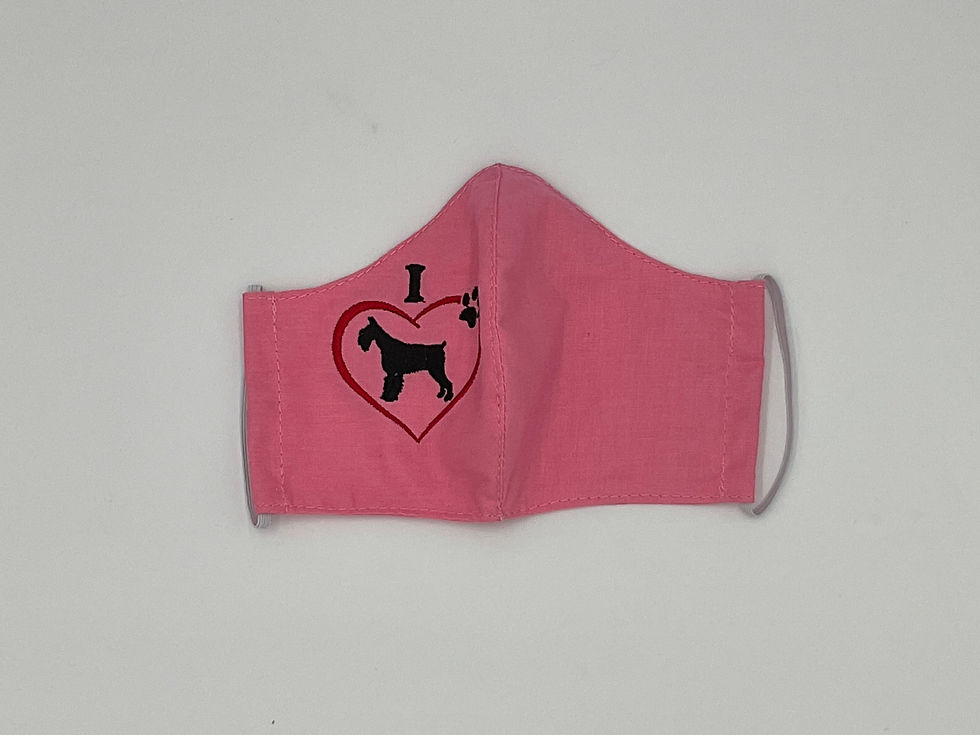 Thumbnail: Face Mask - Husky and Schnauzer Designs Comfortable face masks