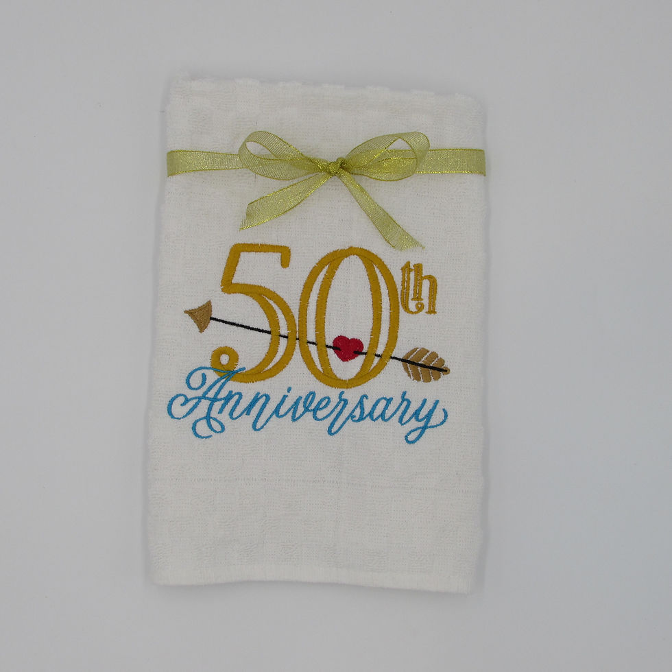 Thumbnail: Tea Towel -  Anniversary Tea Towels