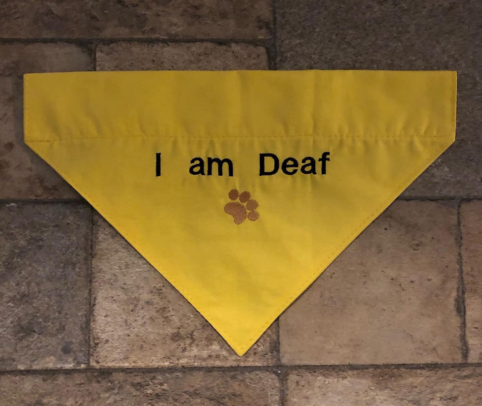 Awareness Bandana - I am Deaf